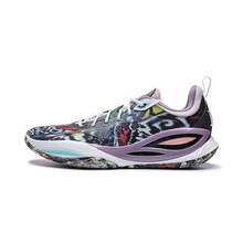 LI-NING WADE DLO 2 Men's Lightweight High Rebound Outdoor Basketball Sneakers ABPW013 - Black/Standard White/Moonlight Grey - View 8