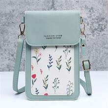 Versatile Women's Mini Phone Bag, Influencer Style, New INS Design, Touchscreen Compatible, Double Layer Vertical Phone Pouch, Crossbody Bag - Multicolor - View 16
