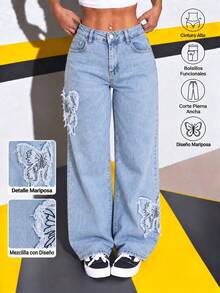 Women Jeans - Light Wash - View 1
