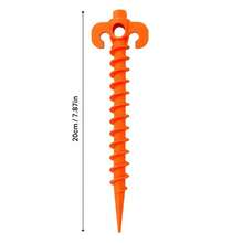 24pcs Heavy-Duty Screw-In Tent Stakes - Spiral Tip Suitable For Tents, Canopies, RV, For Power Drill Installation, Outdoor Camping Pegs For Soil, Sand, Grass, Rocky Terrain - A - View 5