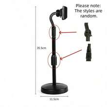 Adjustable Rotating Phone Stand, Phone Video Live Streaming Stand, Easy Standing, Phone Holder, Gift, Present, Fixed Stand With Rotating And Height Adjustable Desktop Phone Holder, Multi-Angle Adjustable Live Streaming And Recording Phone Support Stand, Desktop Slouchy Person Binge-Watching Online Course Short Video Recording Phone Holder, 360 Degree Rotating Base Adjustable Height Phone And Tablet Universal Stand, Home Office Dormitory Desktop Phone Placement Base, Streamer Recording Video Desktop Stand - Multicolor - View 12