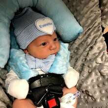 Infant Travel Support Pillow, Baby Head And Neck Support Pillow, With Car Seat Safety Belt Cover - Multicolor - View 6