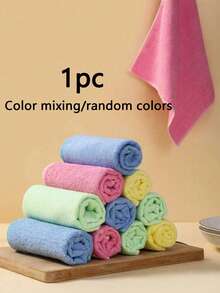 10/20pcs Home Cleaning Multicolor Soft & Quick Drying Absorbent Sponge Cloth Set,Kitchen,Bathroom,Home,Household Suppliers - Multicolor - View 11