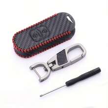 Car Key Case For 2 3 5 6 Atenza Axela CX3 CX5 CX7 CX8 CX9 MX5 Sch5 Demio X5 CX 5 With 2 Keys - one-size - View 1