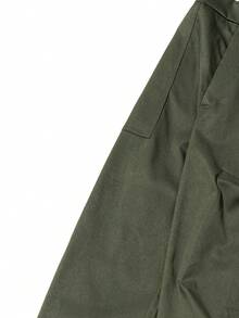 Vancamel Pulse Men's Drawstring Versatile Minimalist Multi-Pocket Design Outdoor Functional Style Cargo Long Pants, Casual Men's Long Pants - Army Green - View 7
