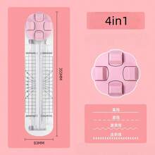 Multifunctional Paper Trimmer, Straight, Wavy, Perforated And Creased, For A4/Photo/Card, For Daily Crafting And Office Use - Multicolor - View 1