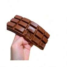 1pc 6.3*2.76 Inch Creative Realistic Slow Rebound Chocolate Scented Stress Relief Squeeze Toy - Brown - View 11