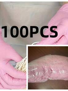 Powder-Free Disposable Light Pink Nitrile Gloves, Suitable For Kitchen, Bathroom, Bedroom, Salon, Tattoo And More - Baby Pink - View 14
