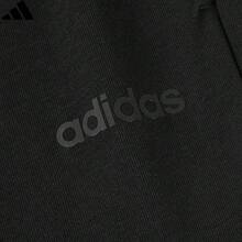 Adidas Men's Black Straight Leg Sports Pants, Breathable, Versatile, Woven, Quick-Dry, KQ5308 - Black - View 3