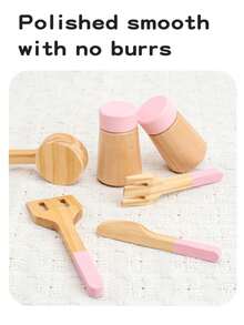 Children's Wooden Pretend Play Kitchen Utensils Educational Toy For Boys And Girls - Many - View 9