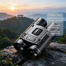 40X22 High Power HD Binoculars, Portable Compact Binocular Telescope With Phone Photography Adapter, Low Light Night Vision For Outdoor Hiking Bird Watching Travel - A - View 4