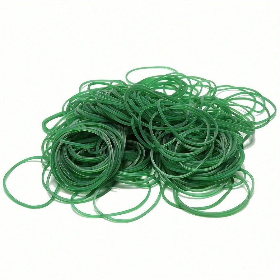 44/88/122/144 buah Karet Gelang Elastis Hijau Tugas Berat, Kuat & Elastis untuk Penggunaan Serbaguna - Bulat - View 1