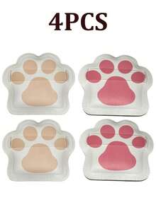 4/2pcs Cat Claw Sponge Puff, Cotton Soft Puff, Reusable, Suitable For Face, Foundation Make-Up And Concealer Mixing Tools, Multi-Purpose Dry/Wet Use, Makeup Tools - Multicolor - View 8