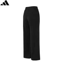 Adidas Men's Black Straight Leg Sports Pants, Breathable, Versatile, Woven, Quick-Dry, KQ5308 - Black - View 2