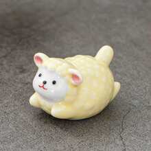1pc Ceramic Sheep Chopstick Holder, Chopstick Rest, Pen Holder, Home Restaurant Ceramic Decorative Chopstick Rest - View 14