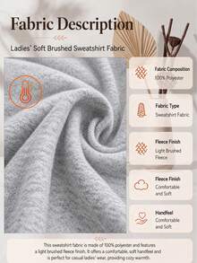 Autumn/Winter New Minimalist Fashion Rhinestone Wing Print Casual Hooded Fleece Sweatshirt, Versatile For Daily Wear - Dark Gray - View 10