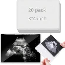 Easy-Insert Photo Protector: Suitable For 3x4 / 4x6 Inch Ultrasound Photos. Safely Store Precious Baby Scan Memories. Perfect For Pregnancy Journals And Baby Shower Gifts. - Horizontal - View 10