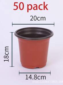50 buah Cangkir Bibit Kerucut Plastik dengan Lubang Drainase, Gaya Tradisional, Cocok untuk Penanaman Dalam/Luar Ruangan, Perawatan Taman & Halaman, Alat Potting dan Aksesori Wadah - MultiWarna - View 20
