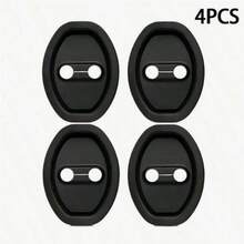 2/4pcs Car Door Edge Guard Protector, Silicone Door Stopper Cover, Anti-Rust Anti-Dust Shock-Absorbing Door Lock Cap, Universal Car Interior Accessory, Reduce Door Closing Noise, Suitable For Most Vehicles - A - View 10