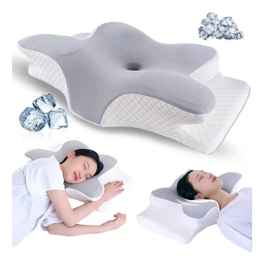Neck & Cervical Pillows - Black - View 1