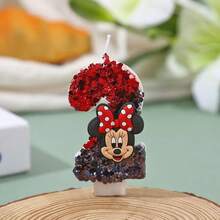 1pc Shiny Cartoon Style Theme Birthday Cake Number Candle 0-9, Blue And White, Cartoon Style Combination Celebration Handmade Independent Decoration Creative, Suitable For Birthday Party, Holiday Party Decoration, Wedding Arrangement, Unisex - Multicolor - View 8