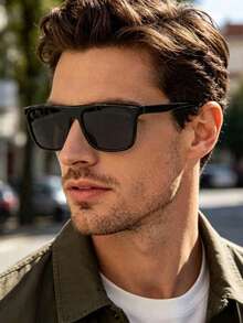 1 Pair Fashion Glasses With Polarized Lenses, Suitable For Daily Use And Decorative Accessory - Multicolor - View 4