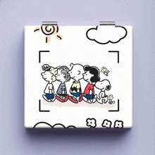 1 قطعة مرآة Snoopy الجانب شعبية لعام 2026، محمولة وسهلة التخزين، مريحة للمكياج والعناية اليومية، هدية مفاجأة للأصدقاء والعائلة في رأس السنة وعيد الهالوين وعيد الميلاد (نمط عشوائي) - متعدد الألوان - مشاهدة 4