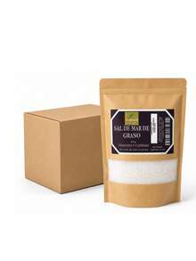 Sal de Mar de Grano 800 g para Spa, Masajes y Relajación - Blanco - Ver 3
