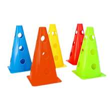 1 Set 23cm Perforated Marker Bucket Football Speed Training Agility Equipment, Includes Training Cones - Multicolor - View 14