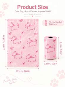 Macaron Color Pet Waste Bags, Thickened Portable Dog Poop Bags, Disposable Diaper Bags, Scented Dog Waste Bags, Leak-Proof And Durable, - A - View 7