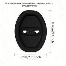 2/4pcs Car Door Edge Guard Protector, Silicone Door Stopper Cover, Anti-Rust Anti-Dust Shock-Absorbing Door Lock Cap, Universal Car Interior Accessory, Reduce Door Closing Noise, Suitable For Most Vehicles - A - View 9