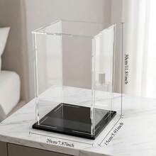 1PC Luxury Transparent Acrylic Display Box - High Transparency Modular Display Case - Multi-Layer High Transparency Acrylic Storage Display Box - Figurine/Collectible Storage Display Box - Acrylic Display Box - View 3