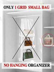 1pc/2pcs Space-Saving Thick Multi-Layer Hanging Wallet Organizer Rack, Suitable For Teenagers To Organize, 1pc 6/8 Compartment Space-Saving Hanging Organizer Bag, Multi-Layer Handbag Wallet Storage, Travel Clothes Storage, Dorm Room Organization, Wardrobe Essential - Multicolor - View 17