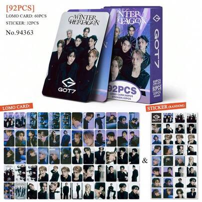 92pcs Kartu Ucapan Koleksi Comeback GO T7, Merchandise K-POP, Kartu Foto LOMO, Termasuk Foto Individu Terbaru, Kartu Potret, Kenang-kenangan Foto, Selfie Bertanda Tangan, Kartu Holografik Idol Edisi Terbatas, Set Kartu Pos Penyanyi Merchandise Musik Pop, Kartu Dukungan Grup Populer, Merchandise Musik Pop, Hadiah Liburan, Kartu Holografik Selebriti, Perlengkapan Pesta, Koleksi Kartu Selebriti, Hadiah Halloween dan Natal, Kartu Foto Selebriti Definisi Tinggi dalam Kotak