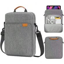 Tablet Bag Storage, Handheld, Shoulder Crossbody, Portable Minimalist, Black And Gray Dual Color Options, Fits 10.9-11inchs/12.9-13.3inchs - View 2