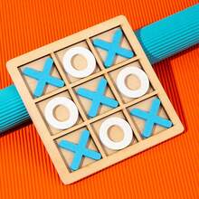 10pcs XO Tic Tac Toe Wooden Puzzle Toy Logic Thinking Training Two-Player Interactive Desktop Game Birthday Gift Holiday Gift Gift Halloween Gift Christmas Gift - Multicolor - View 12