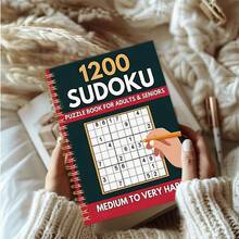 1 buah Buku Catatan Permainan Sudoku A5, Teka-teki Sederhana, Edukasi Santai, Cocok untuk Relaksasi Harian, Hiburan Liburan dan Waktu Luang Saat Bepergian, Hadiah yang Bagus (Pulpen Tidak Termasuk) - Sepotong Tunggal - View 5
