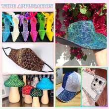 40 Colors Flat Back Resin Rhinestone Set With Tweezers, Dotting Pen, Sorting Tray, 5.5mm Multicolor Handmade Decorative Rhinestones For DIY Clothing, Shoes, Cup Decoration, Diamond Painting, Home Decor And Various Creative Crafts - Multicolor - View 4