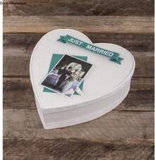 White Cardboard Heart-Shaped Box, 30 Cm In Diameter, 10 Cm In Height, Decorative Heart-Shaped Gift And Room Decoration Box - 1pc - View 4