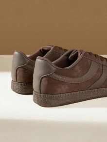 TCVC Women's Daily Casual Colorblock Training Shoes, Versatile Comfortable Sports Sneakers - Brown - View 6