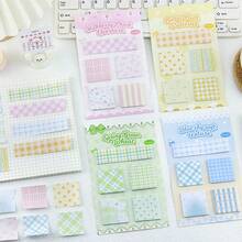 Mini Combination Sticky Notes, Simple Fresh Polka Dot Basic Memo Paper, Memo Stickers, Suitable For Notebooks, Diaries, Planners, Back To School Season, School Opening Season - one-size - View 3