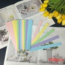 OBOVAY 101pcs/100pcs Rainbow Color Paper Chain Set Diy Crafts Suitable For Wedding Parties, Birthday Parties, Classroom Decoration It Can Also Be Used For Daily Home Decoration The Best Choice For Hanging Decorations - Multicolor - View 16