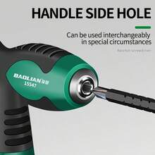 Multifunctional T-Handle Ratchet Screwdriver + Small Screws, Dual-Purpose Flat Head Flexible, Strong Magnetic Tip Easy Grip, Adjustable Height, Suitable For Home Repair/DIY Projects/Machinery - Set - View 6