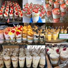 10PCS/50PCS/100PCS 100ml Transparent Cups For Pudding, Jelly, Ice Cream, Dessert, Transparent Pudding Cups, Party, Wedding, Catering, Food Container, Mini Dessert, Restaurant Mini Cups, Suitable For Party, Wedding, Catering, Ice Cream, Pudding And Food Container, Kitchen Supplies - Transparent - View 4