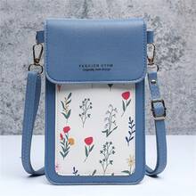 Versatile Women's Mini Phone Bag, Influencer Style, New INS Design, Touchscreen Compatible, Double Layer Vertical Phone Pouch, Crossbody Bag - Multicolor - View 7