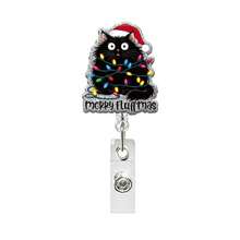 1pc Christmas Creative Retractable Badge Reel, Suitable For Hospital, School, ID Card Holder, Christmas Party Gift - Multicolor - View 10