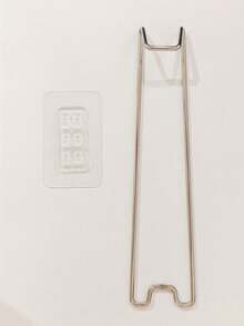 Adhesive Backing Easel Stand With Stainless Steel Self-Adhesive Bracket, Suitable For Any Size Photo Frame, Ideal For Home, Office Or Commercial Display, Applicable To Photos, Artwork And Logos - A - View 18