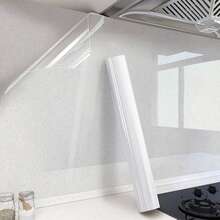 1 Roll Transparent Kitchen Wall Protection Film + 40 Cleaning Cloths, Self-Adhesive Oil-Proof & Waterproof Stove Splash Guard Sticker, Removable Transparent Wallpaper, Suitable For Cooking Area. Kitchen Oil-Proof Sticker, Stove Splash Guard Film, Wall Protection Sticker, Waterproof Kitchen Sticker, Removable Wall Sticker, Kitchen Wall Protection Film - Protective Film - View 12