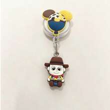 1/2 buah Gantungan Lencana Kartun Disney yang Dapat Ditarik dengan Klip, Tempat Kartu Identitas Karakter Lucu, Cocok untuk Perawat, Guru, dan Karyawan Kantor - Y - View 13