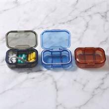 3/2/1pc Ultra-Small 3-Compartment Dust-Proof Pill Storage Box, Daily Pill Box - (3 Daily) 3 Compartments, Dust-Proof, Medication Organizer, Easy Daily Dosing - Portable Lightweight Design, Portable Lightweight Design Suitable For Travel Or Home Use, Box, Travel Essential - Multicolor - View 13
